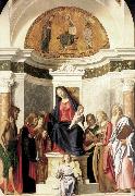 CIMA da Conegliano Madonna Enthroned with the Child dfg oil painting reproduction